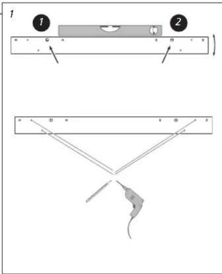 BANG & OLUFSEN Beovision 12 - Instalación del soporte de pared - 1