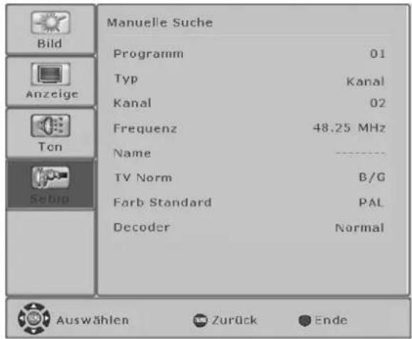 FUJITSU SIEMENS Myrica PQ501 - Decodereinstellen - 1