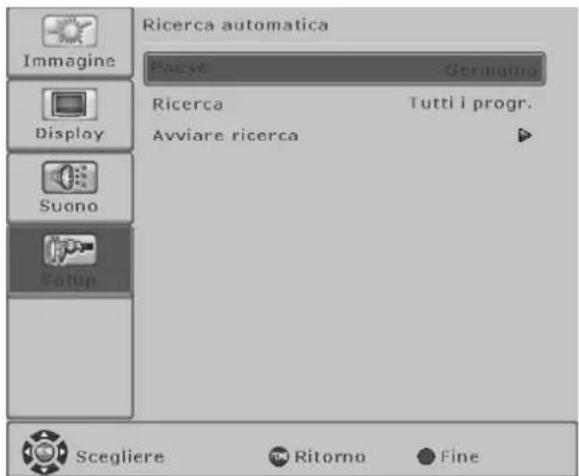 FUJITSU SIEMENS Myrica VQ401 - Ricerca automaticadelleemittenti - 2