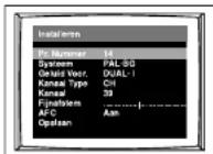 Finlux CT2817TN Silver - 4.PROGRAMMA-INSTELLINGEN - 1