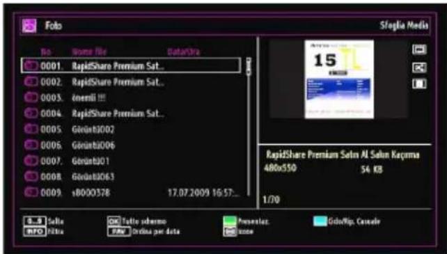 Finlux 37FLHD847 - Visualizzazione di foto tramite USB - 1