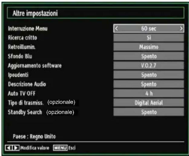 Finlux 37FLHD847 - Confi gurazione di altre impostazioni - 1