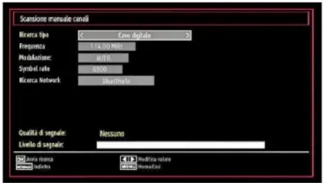 Finlux 32FLHD847 - Ricerca Manuale Cavo Digitale - 1