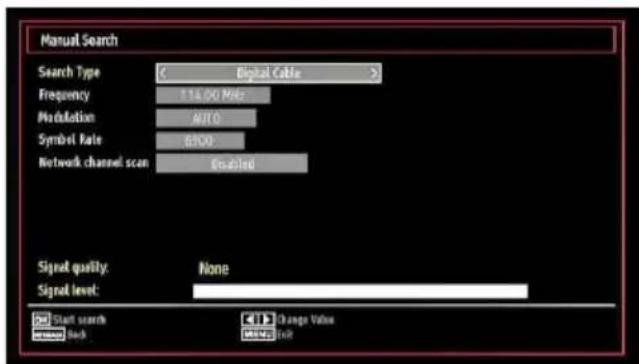 Finlux 32FLHD847 - Digital Cable Manual Search - 1