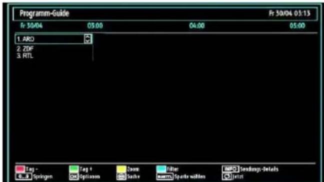 Finlux 32FLHD847 - Elektronischer Programmführer (EPG) - 3