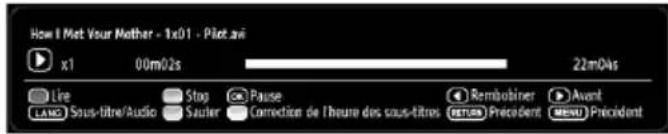 How I Met Your Mother - 1x01 - Plot.avi x1 00m/02s 22m/04s Live Stop Pause Rembobiner Avant LAM Sous-titre/Audio Sauter Correction de l'heure des sous-titres RETURN Précident MENU Précident