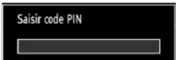 Saisir code PIN