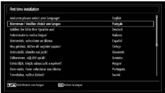 First time installation Welcome please select your Language! Blemene! Voullor choisk une langue! Wälten Sie bitte Ihre Sprache aus! Selezioneate la vestra lingua! Blemervido, seleclone un idioma Nos geldiniz, lüften dit seçimi yaprzu! Dobrofošili, izberite vai jezik! Valkommen, väj ditt spräkt! Üdvozitjik, körjik välassza ki a nyelvet! Ben-vindo, favor seleccionar seu idioms Tervetuloa, valitse kiertesi! English Français Deutsch Italiano Españal Türkçe Slovenski Sremska Magyar Portugues Suomi Selectioner une langue Active la langue