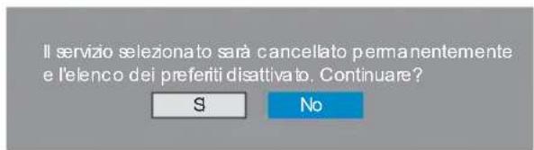 Finlux 26FLD760 - Cancellazioni dei canali dall'elenco - 2