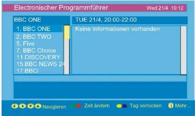 Finlux 26FLD760 - ELEKTRONISCHER PROGRAMMFürHRER (EPG) - 3