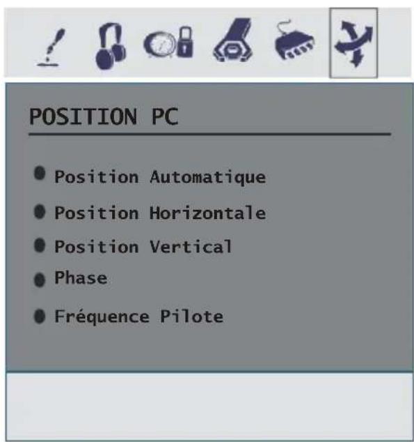 Finlux 26FLD760 - Menu POSITION PC - 1