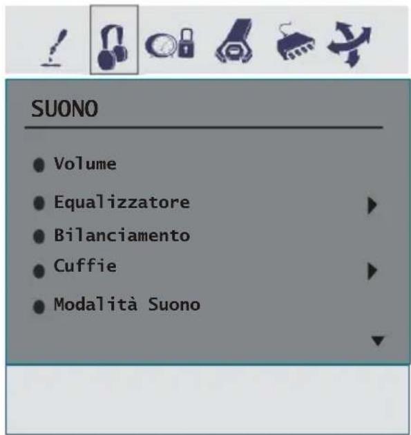 Finlux 26FLD760 - Menu suono - 1