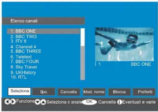 Finlux 26FLD760 - Elenco Canali - 1