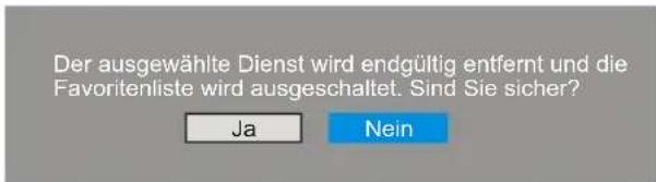 Finlux 26FLD760 - Löschen von Kanälen in der Kanalliste - 2