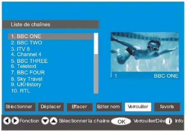 Finlux 26FLD760 - Ajouter des codes de verrouillage à des chaînes - 1