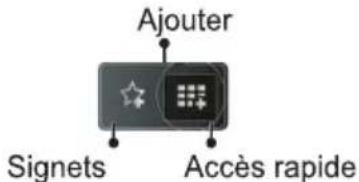 Ajouter Signets Accès rapide