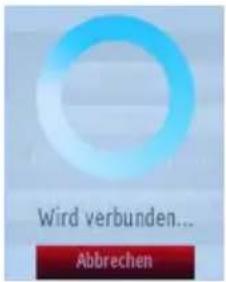 Wird verbunden... Abbrechen