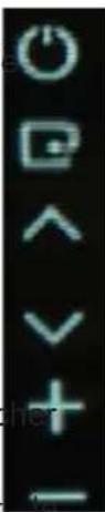 DURABASE L65F246X3C - Utilisation des boutons du téléviseur - 1