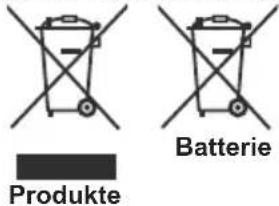 DURABASE DL40F180X2 - Informationen über die Entsorgung von Altgeräten und Batterien - 1