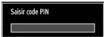 Saisir code PIN