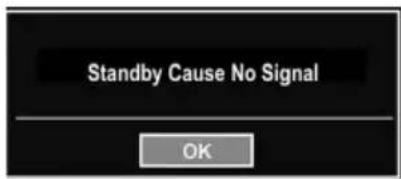 Standby Cause No Signal OK