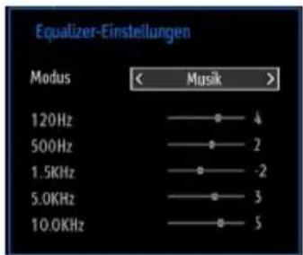 DURABASE DB40LE985 - Optionen des Menüs Klangeinstellungen - 1