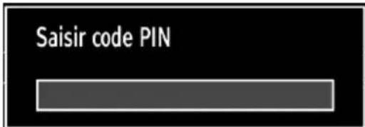 Saisir code PIN