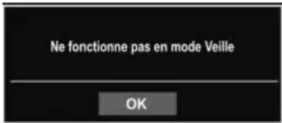 Ne fonctionne pas en mode Veille OK