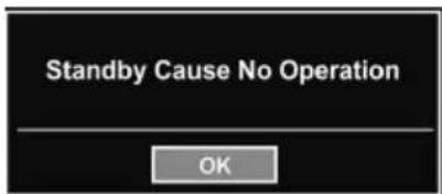Standby Cause No Operation OK