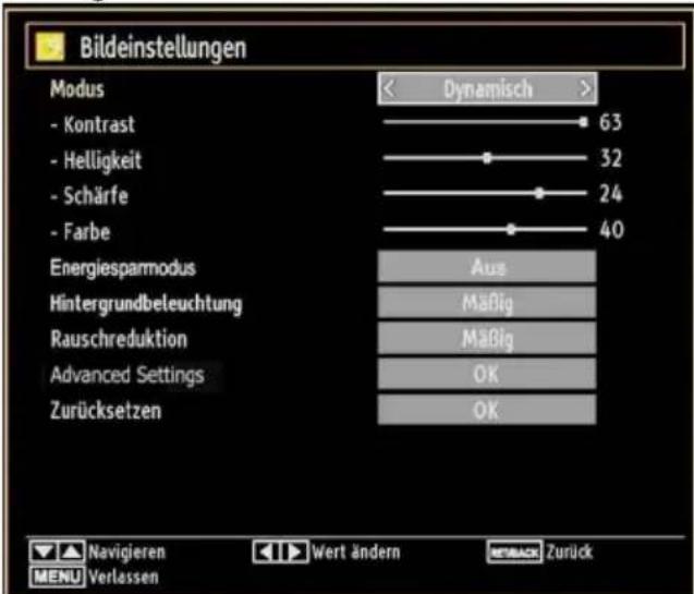 DURABASE DB40LE985 - Bildeinstellungen konfigurieren - 1