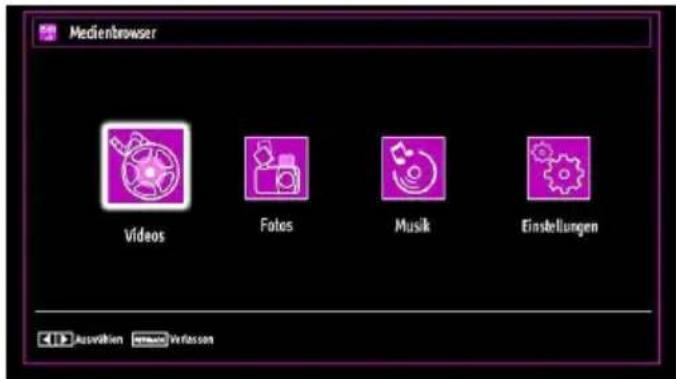 DURABASE DB40LE985 - Medienplayer benutzt Medienbrowser - 1