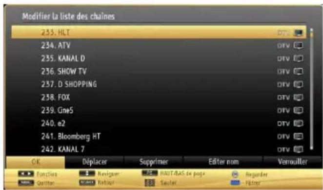 DURABASE DB32LE112 - Utilisation de la liste de chaînes - 1