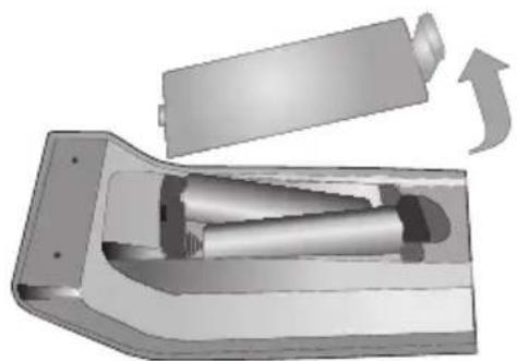 DURABASE DB32LE112 - Insertion des piles dans la télécommande - 1