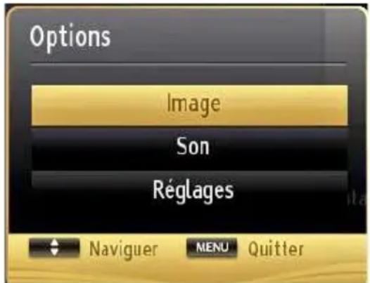 DURABASE DB32LE112 - Utilisation du bouton MENU en mode Navigateur media - 1