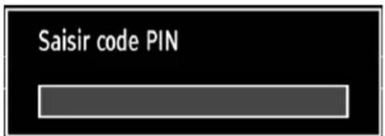 Saisir code PIN