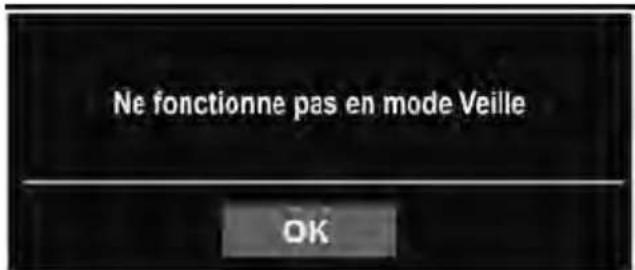 Ne fonctionne pas en mode Veille OK