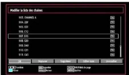 DURABASE 32DB906 - Gestion des chaînes : Liste des chaînes - 2