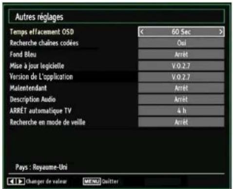 DURABASE 32DB906 - Confi guration des autres réglages - 1
