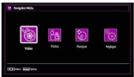 DURABASE 32DB906 - Lecture de medias via navigateur média - 1