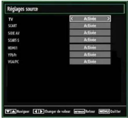DURABASE 32DB906 - Confi guration des paramètres source - 1