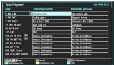DURABASE 32DB906 - Guida programmazione elettronica (Electronic Programme Guide - EPG) - 1