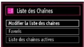 DURABASE 32DB906 - Gestion des chaînes : Liste des chaînes - 1