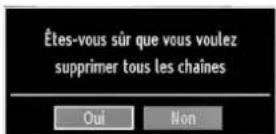 DURABASE 32DB906 - Effacer la liste des chaînes (\*) - 1