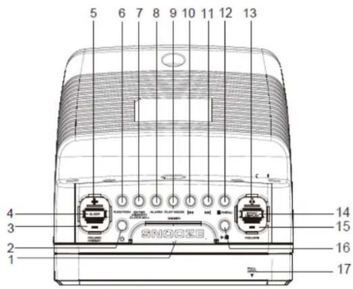 Soundmaster URD810iPH - HET GEBRUIK VAN DE SLAAPTIMER - 1