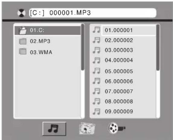 PIONEER XEM21V - Setzen Sie das USB-Speichergerät oder die Disc ein. - 1