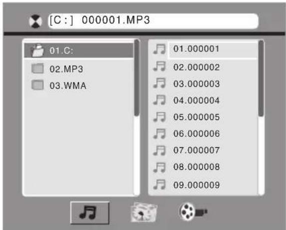 PIONEER XEM21V - Insérez le dispositif de stockage USB ou le disque. - 1