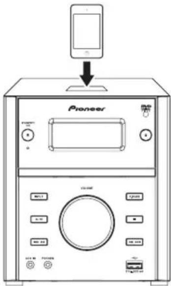 PIONEER XEM21V - Laden des iPod/iPhone - 1