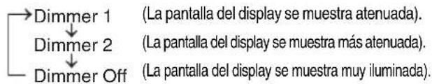 PIONEER XHM20 - Control de brillo de pantalla - 1
