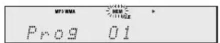 PIONEER XHM20 - Geprogrammeerde weergave (MP3/WMA) - 1