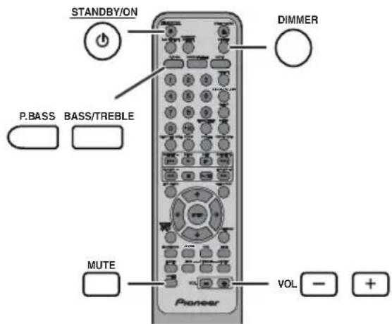PIONEER XHM30V - Algemene bediening - 2